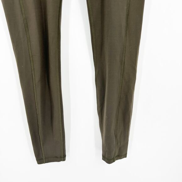 Lululemon Womens Invigorate High Rise Tight 25" Active Leggings 6 Dark Olive - Picture 4 of 8